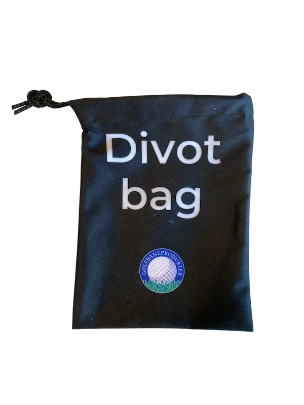 Divot bag polyester with text