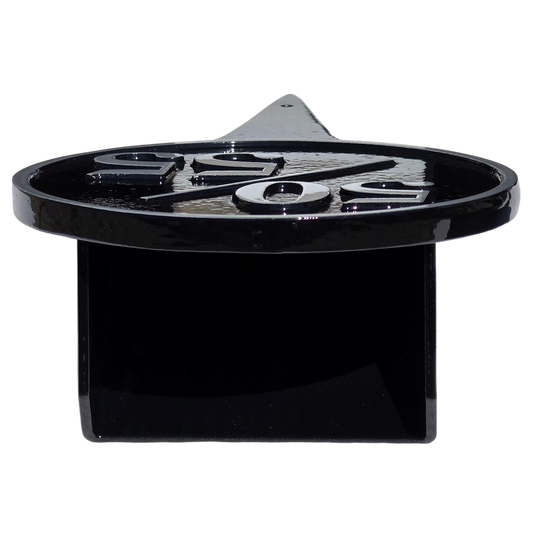 Tee markering i støbt aluminium med broken tee holder - 125 mm