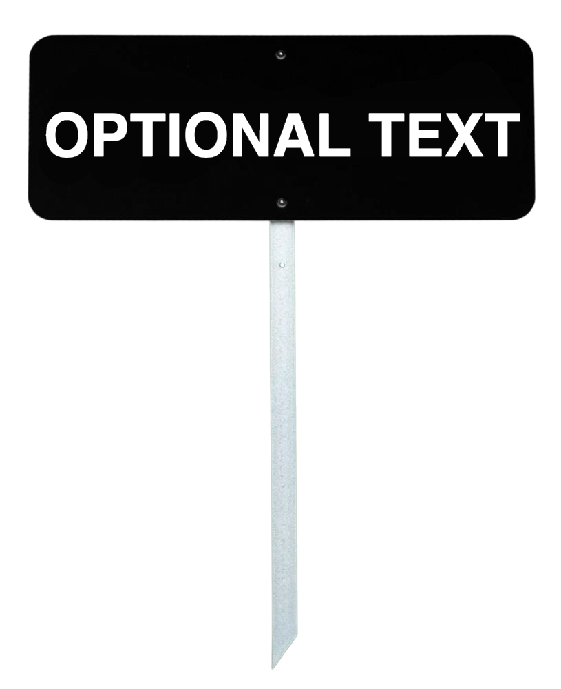 Golf sign 40x15 cm - with your own text