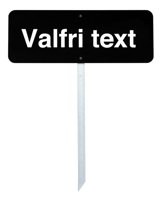 Golf sign 40x15 cm - with your own text