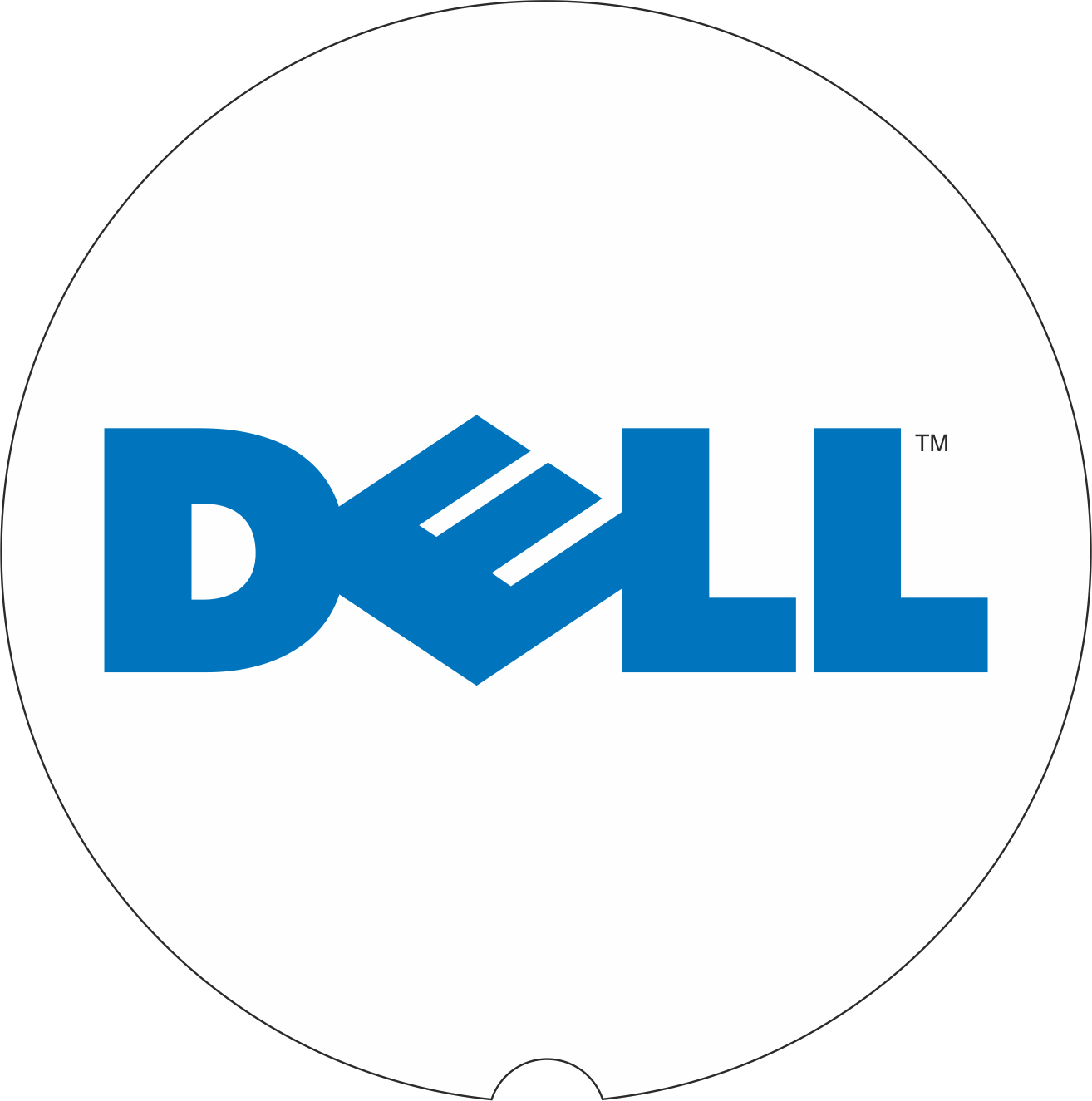 Klistermærke til PUflag 40 stk, rund