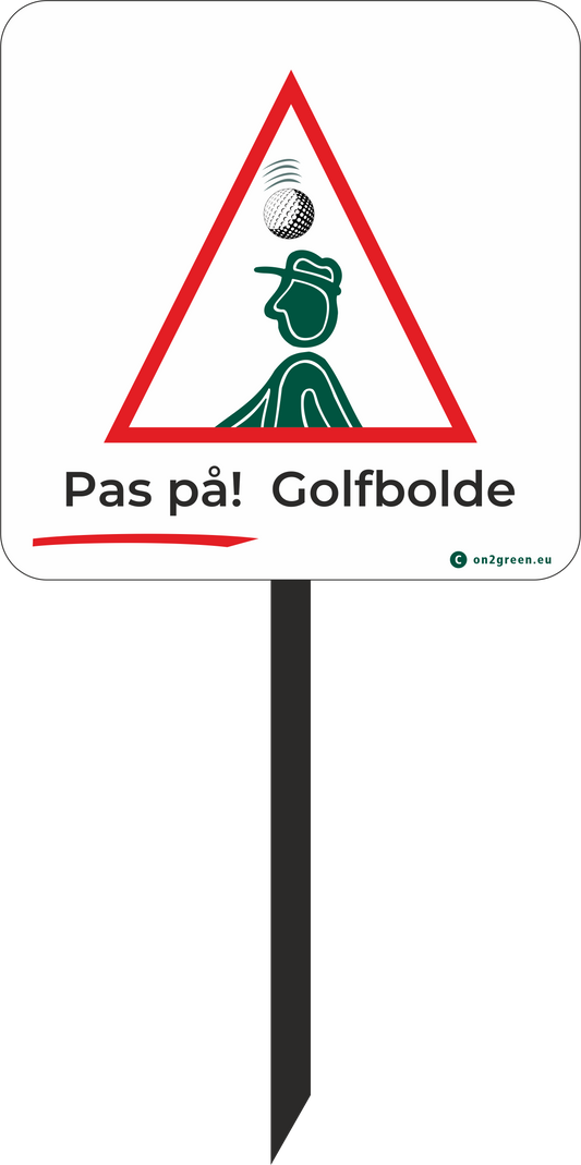 Golf Sign: Watch out for Golf Balls!