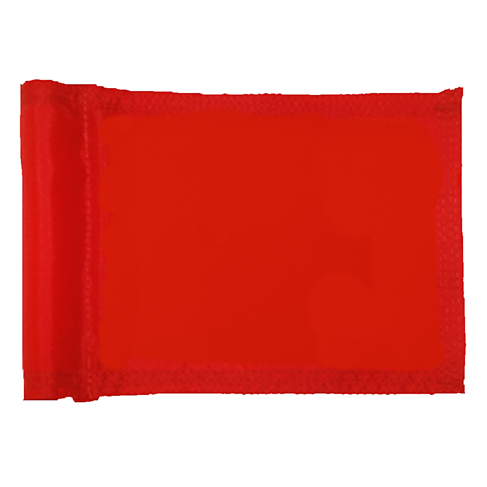 Markeringsflag rød i nylon til tornament stænger