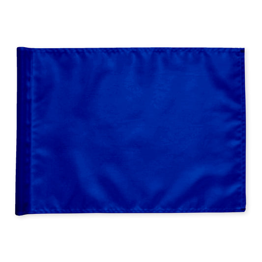 Puttinggreen flag, blue, extra durable nylon fabric.