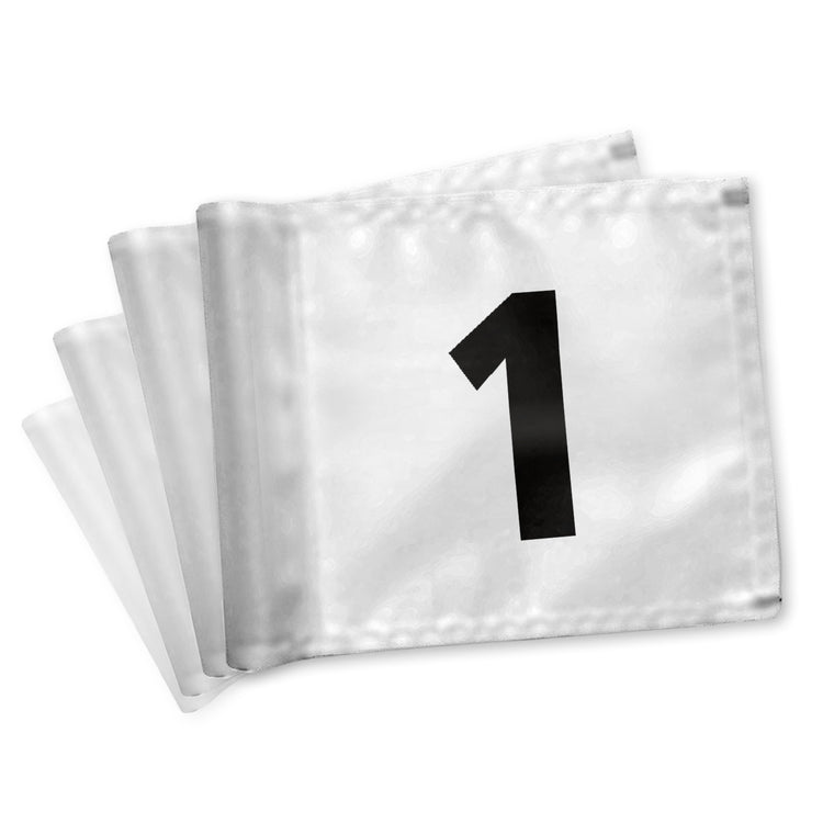 Putting green flag med nummer