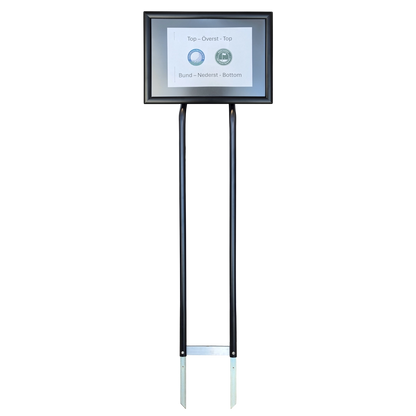 Info skilt til A3-ark