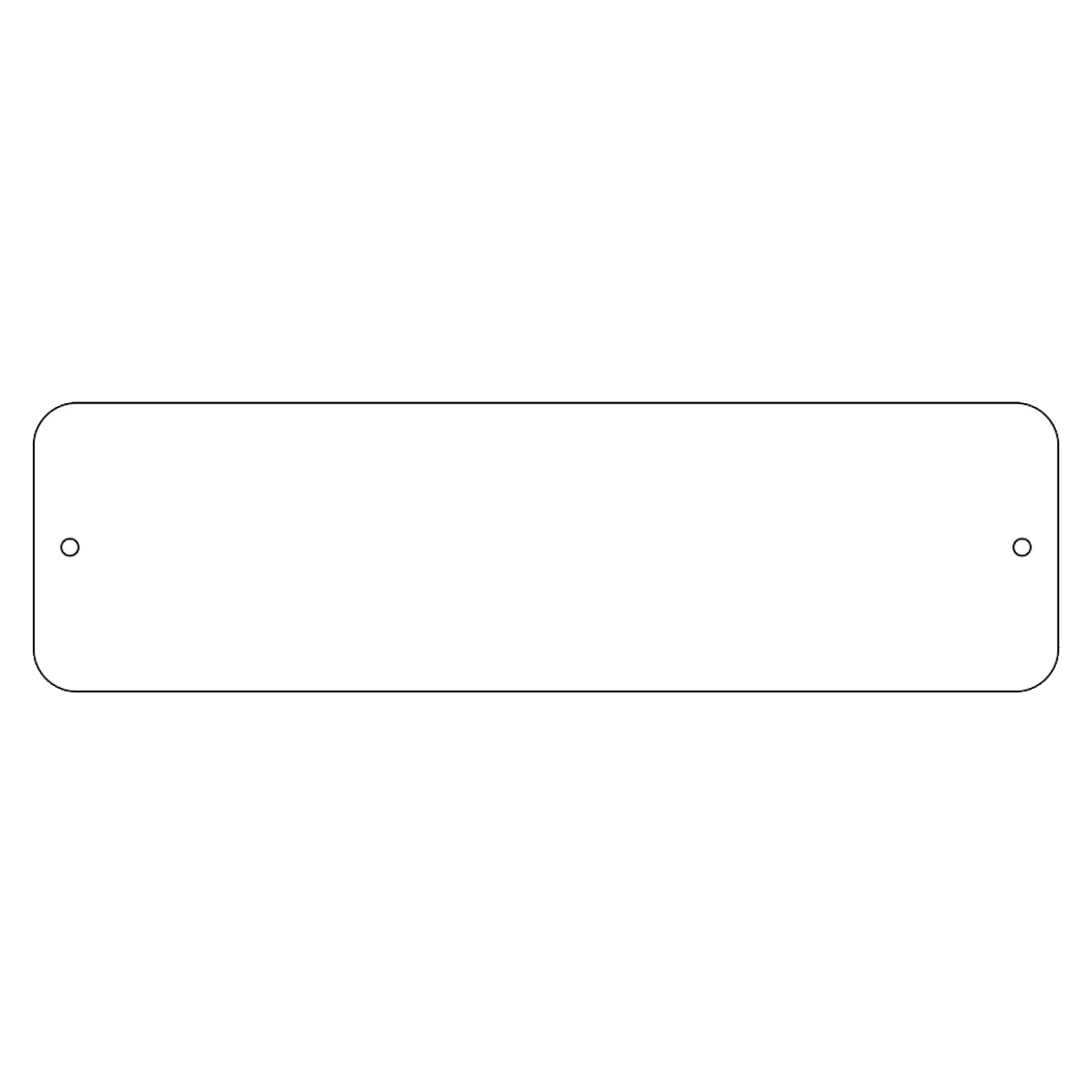 Sponsor Sign for Shoe Brush Rack 52.5 x 16 cm (20.6" x 6.2")