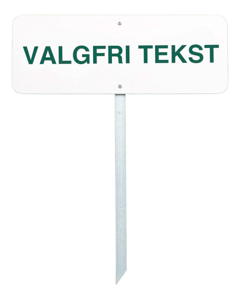 Golf Sign 40x15 cm (16"x6"), optional text