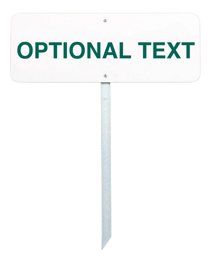 Golf Sign 40x15 cm (16"x6"), optional text