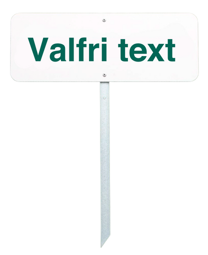 Golf Sign 40x15 cm (16"x6"), optional text