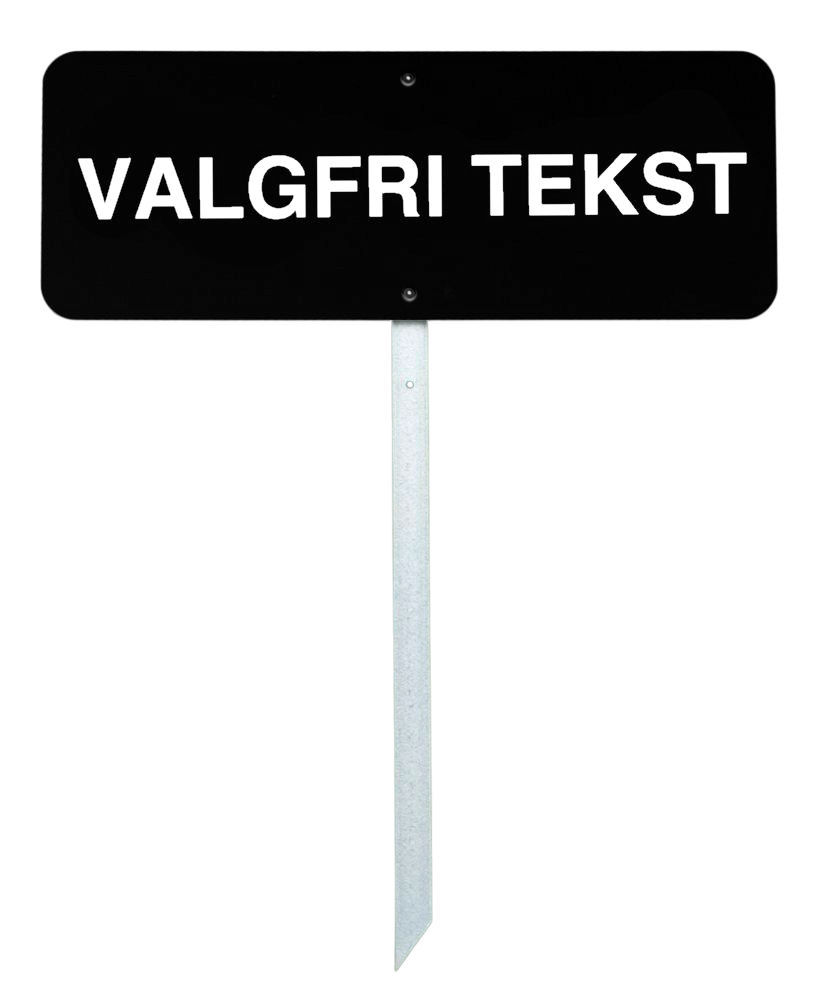 Golf sign 40x15 cm - with your own text