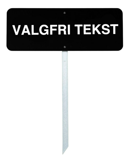 Golf sign 40x15 cm - with your own text