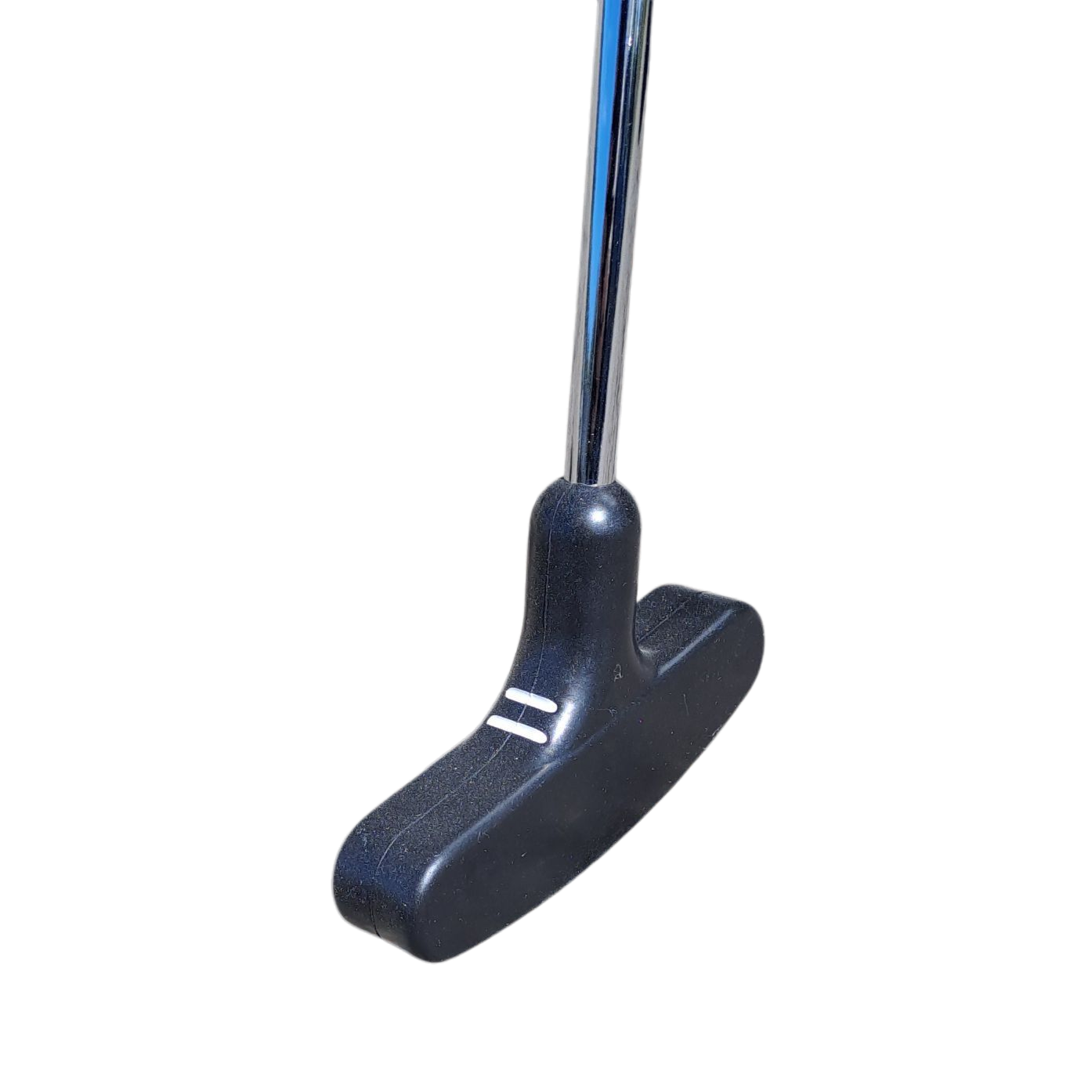 Standard gummihoved putter med sigte striber 95 cm