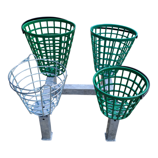 Ball Basket Holder, galvanized