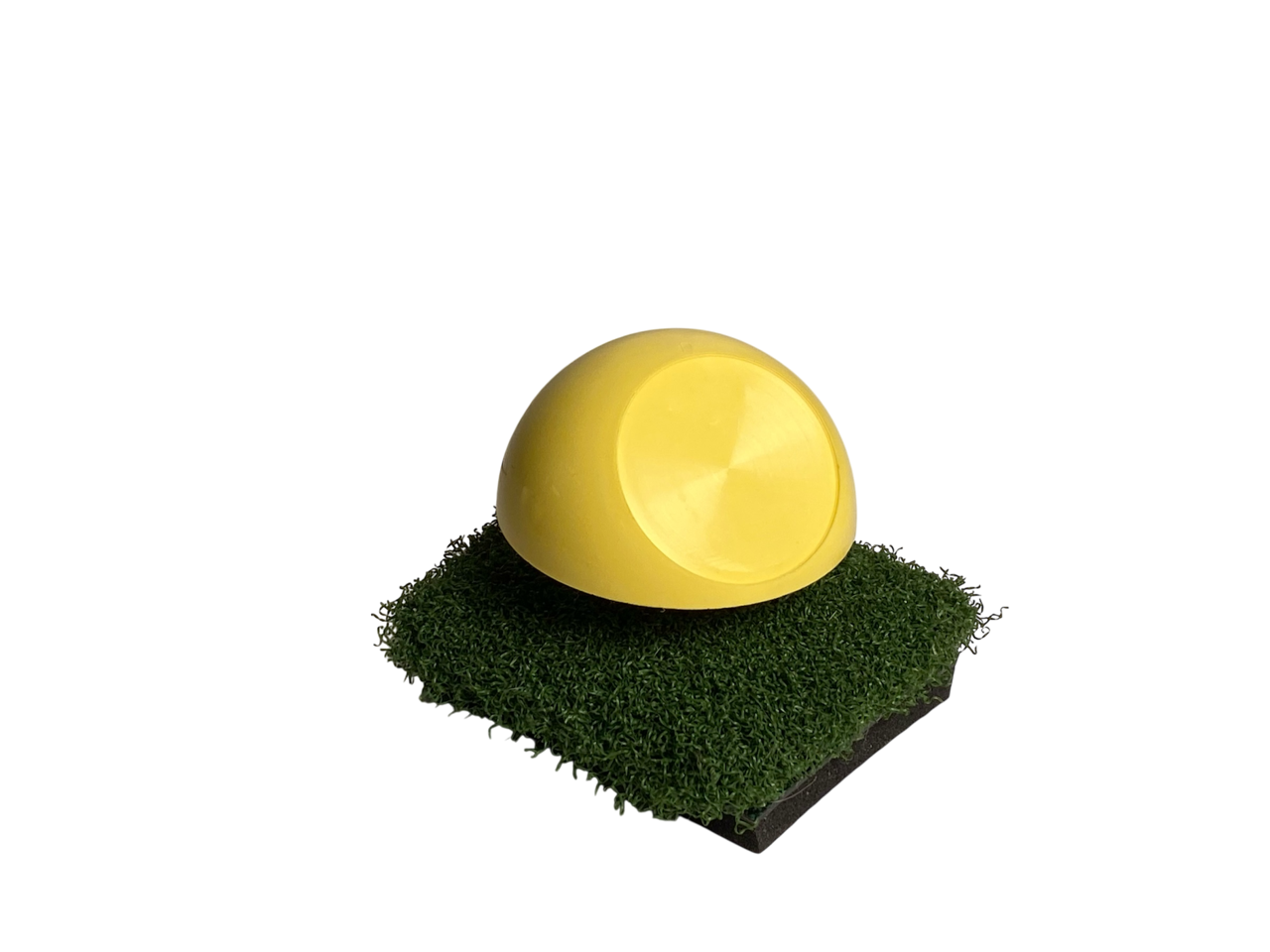 Tee Marker Globe, oblique, yellow