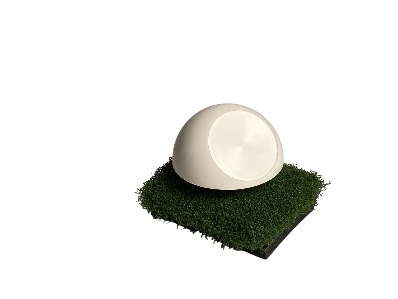 Tee Marker Globe, oblique, white