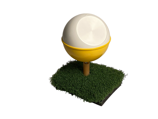 Tee Marker Globe, oblique WHITE/YELLOW