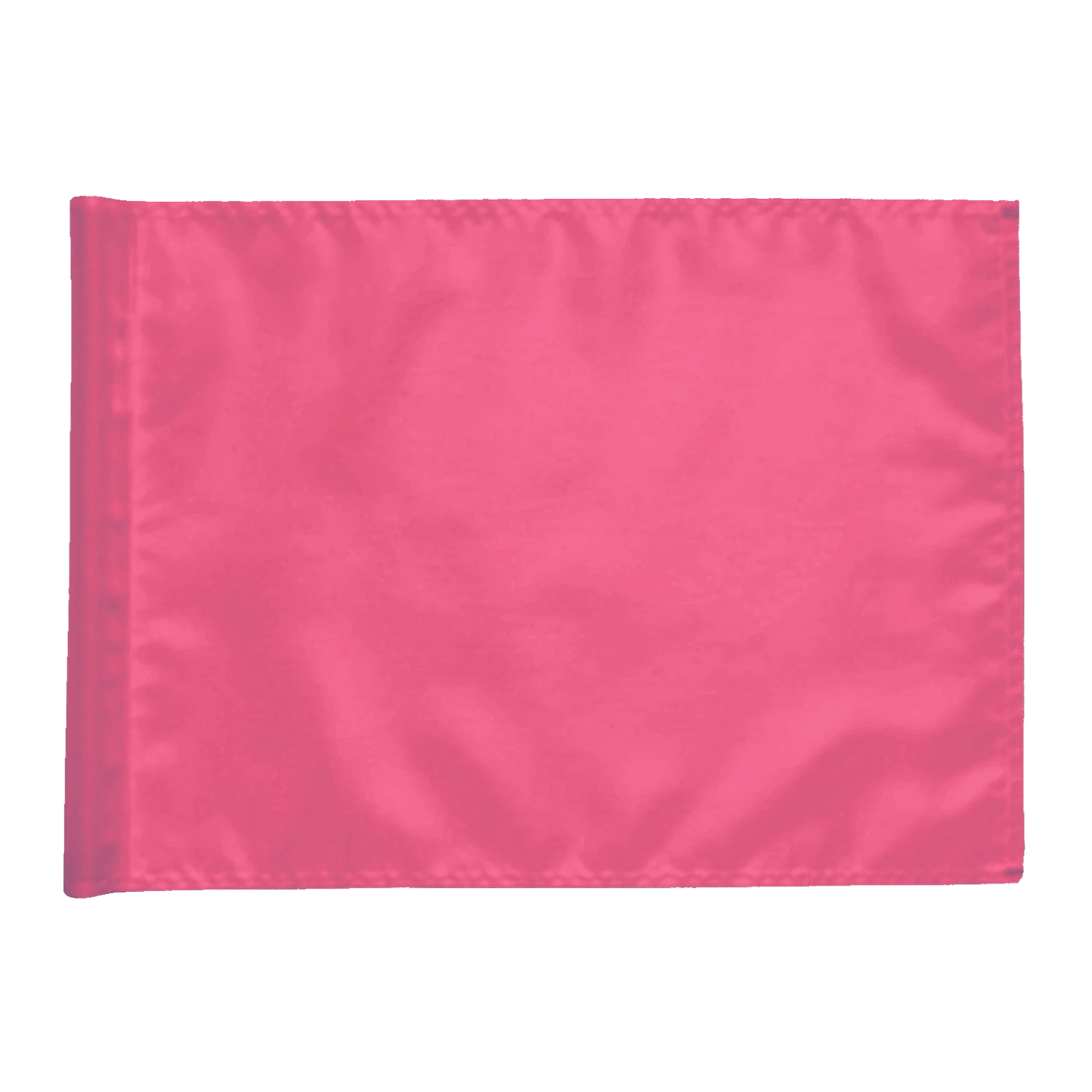 Golfflag, pink, nylon, ekstra  kraftig flagdug.