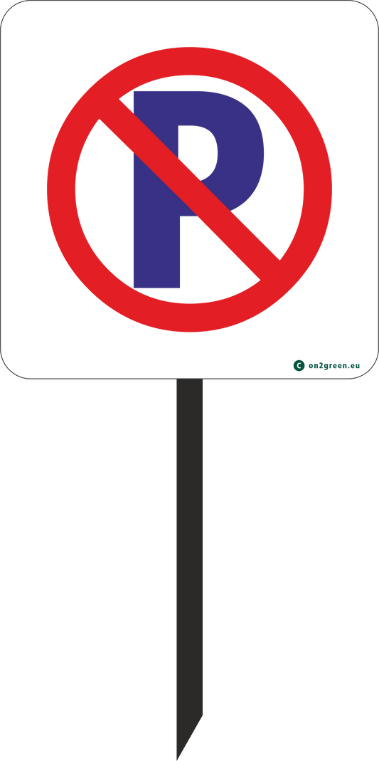 Golf Sign: No parking