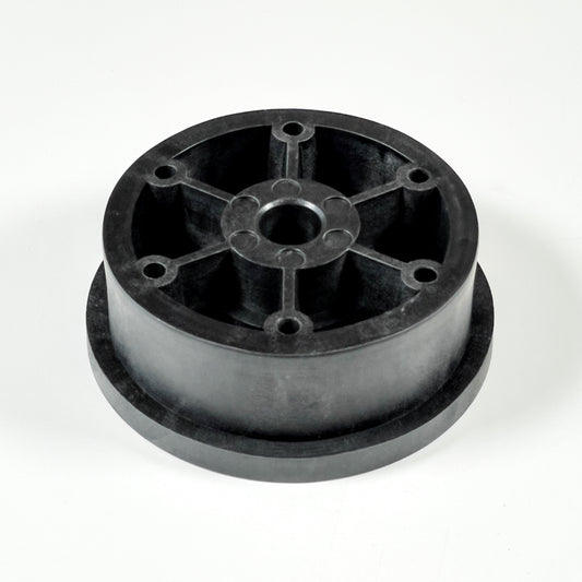 Afslutningsflange med leje