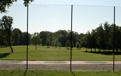 Golf Ball Stop Net, black w/rope, 3 x 25 m