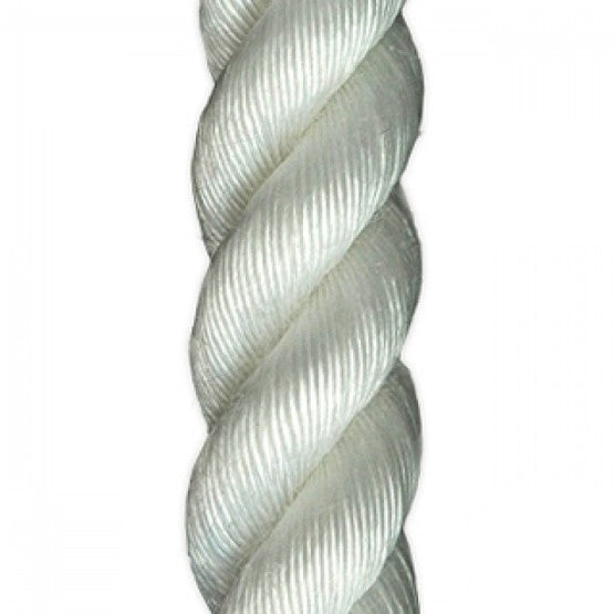 Afspøringsreb hvidt 12 mm,, 220 meter