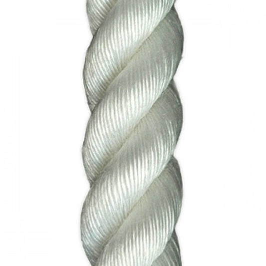 Afspæringsreb hvidt 12 mm, 220 meter