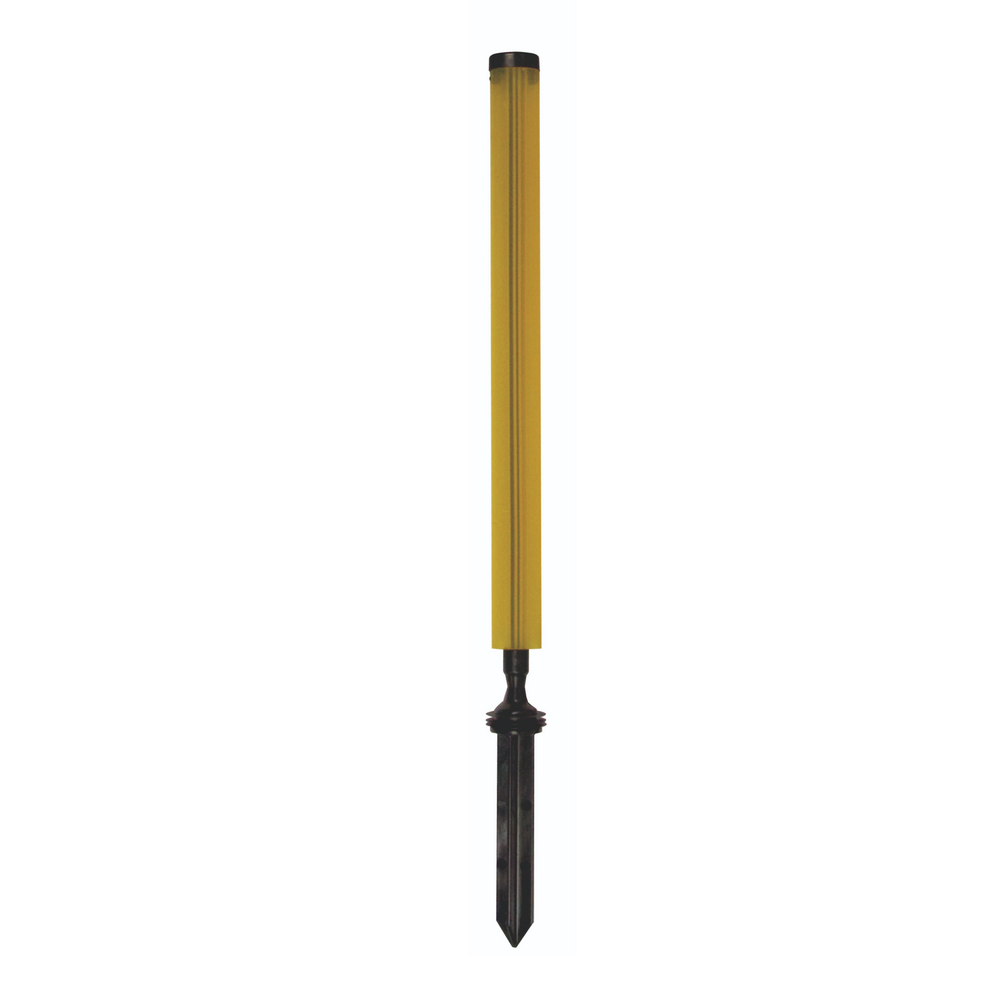 Flexible marking pole, yellow