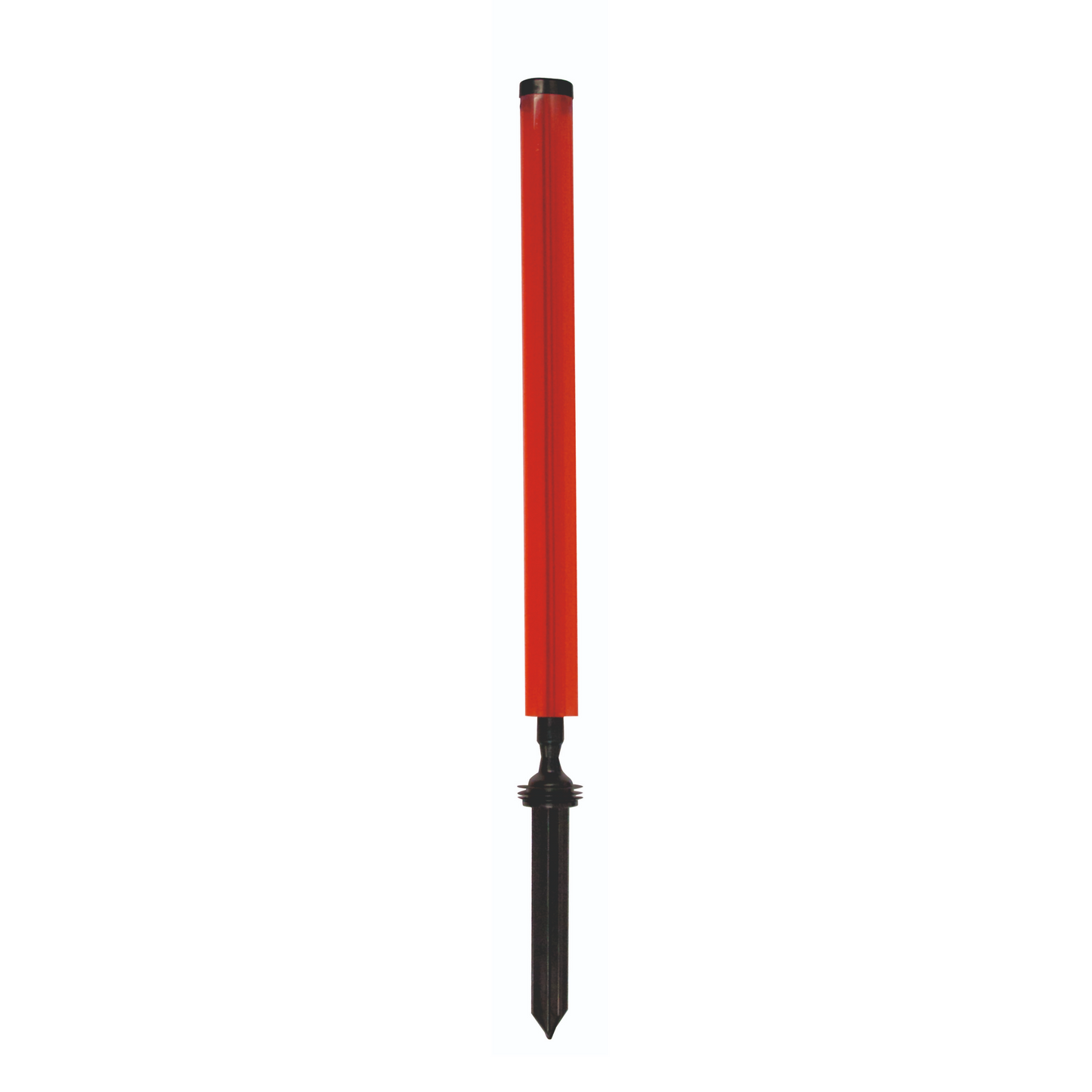 Flexible marking pole, red
