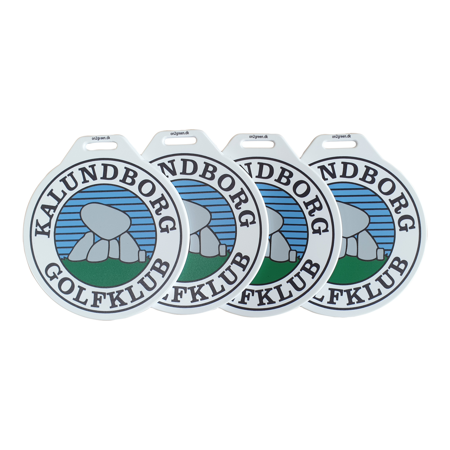 Bagmærke ø 100mm digital printet på én side