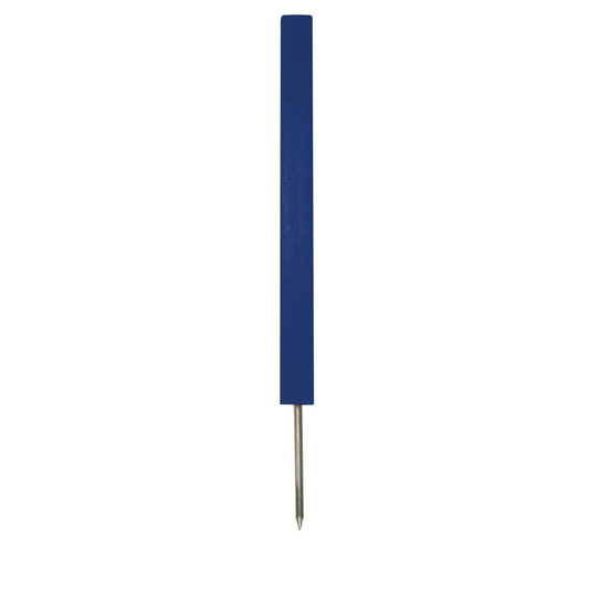 24" (61 cm) Recycled Plastic Square Haz. Marker w/Spike, blue