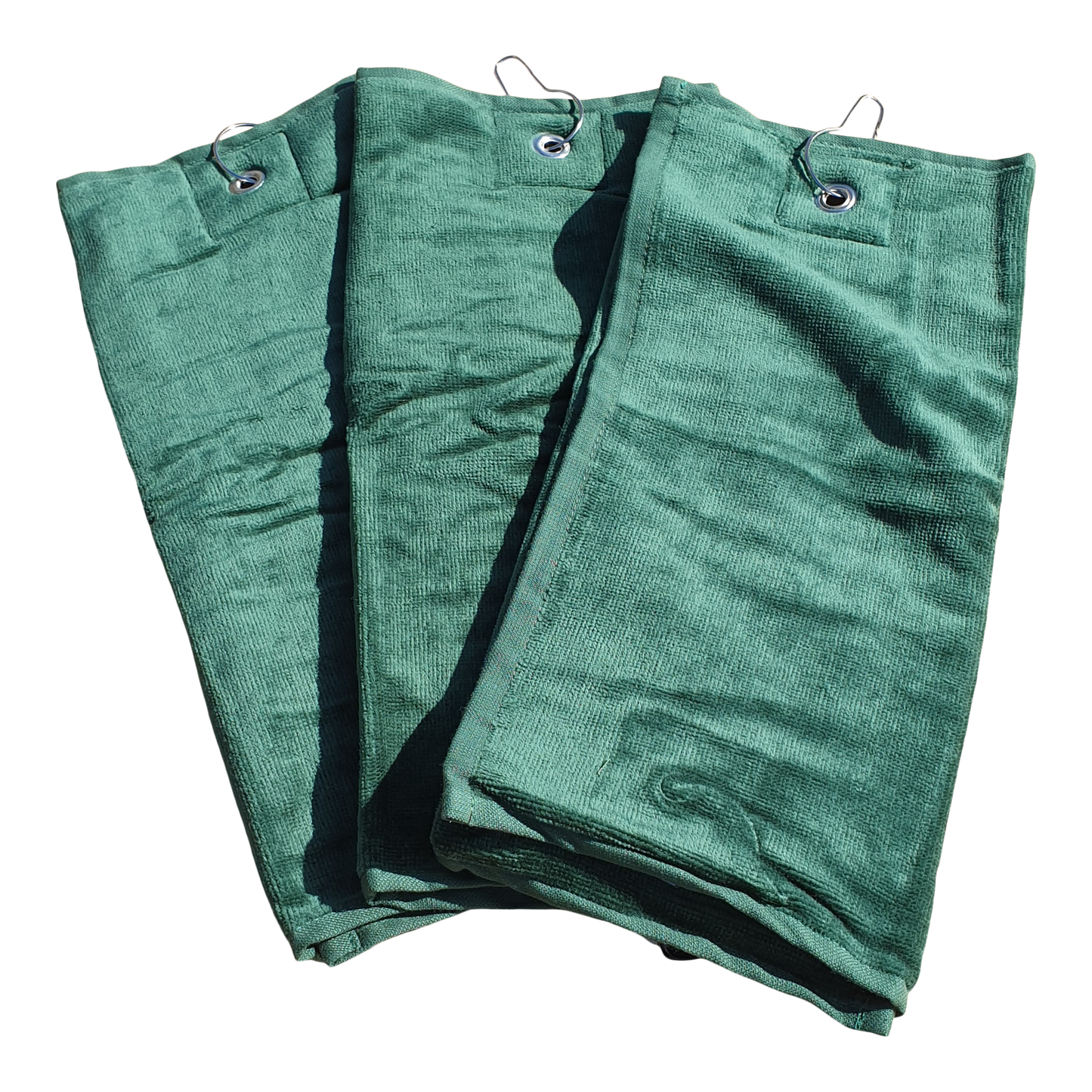 Golf Towel, green cotton