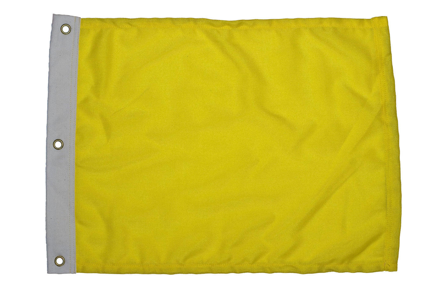 Golf flag with eyelets, YELLOW