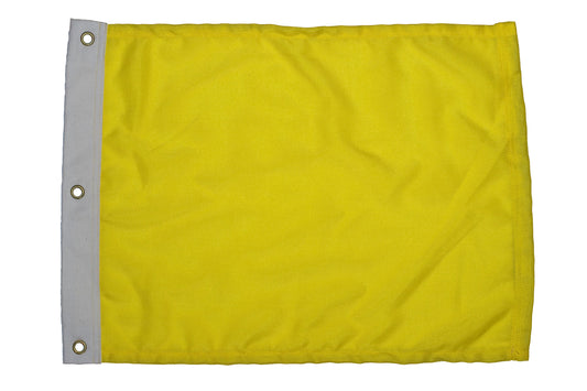 Golf flag with eyelets, YELLOW