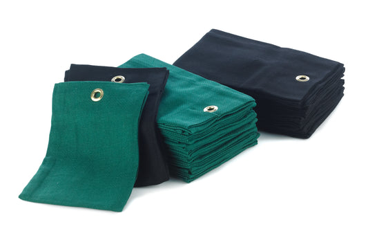 Large Tri Fold Cotton Tee Towels, green