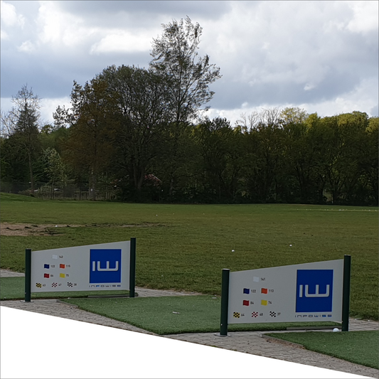 Skærmvæg Single, hvid