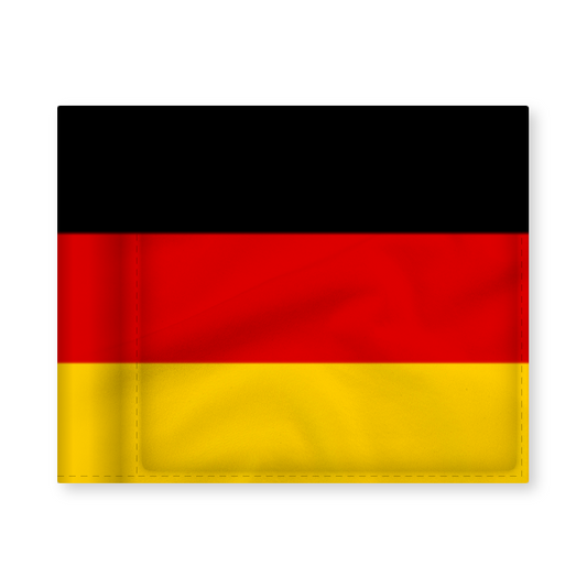 Puttinggreenflag, national flag Germany, stiffened, 200 gram fabric