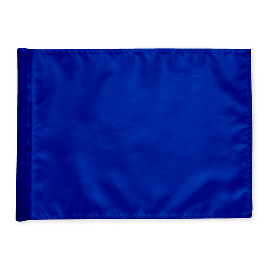 Puttinggreen flag, blue, extra durable nylon fabric.