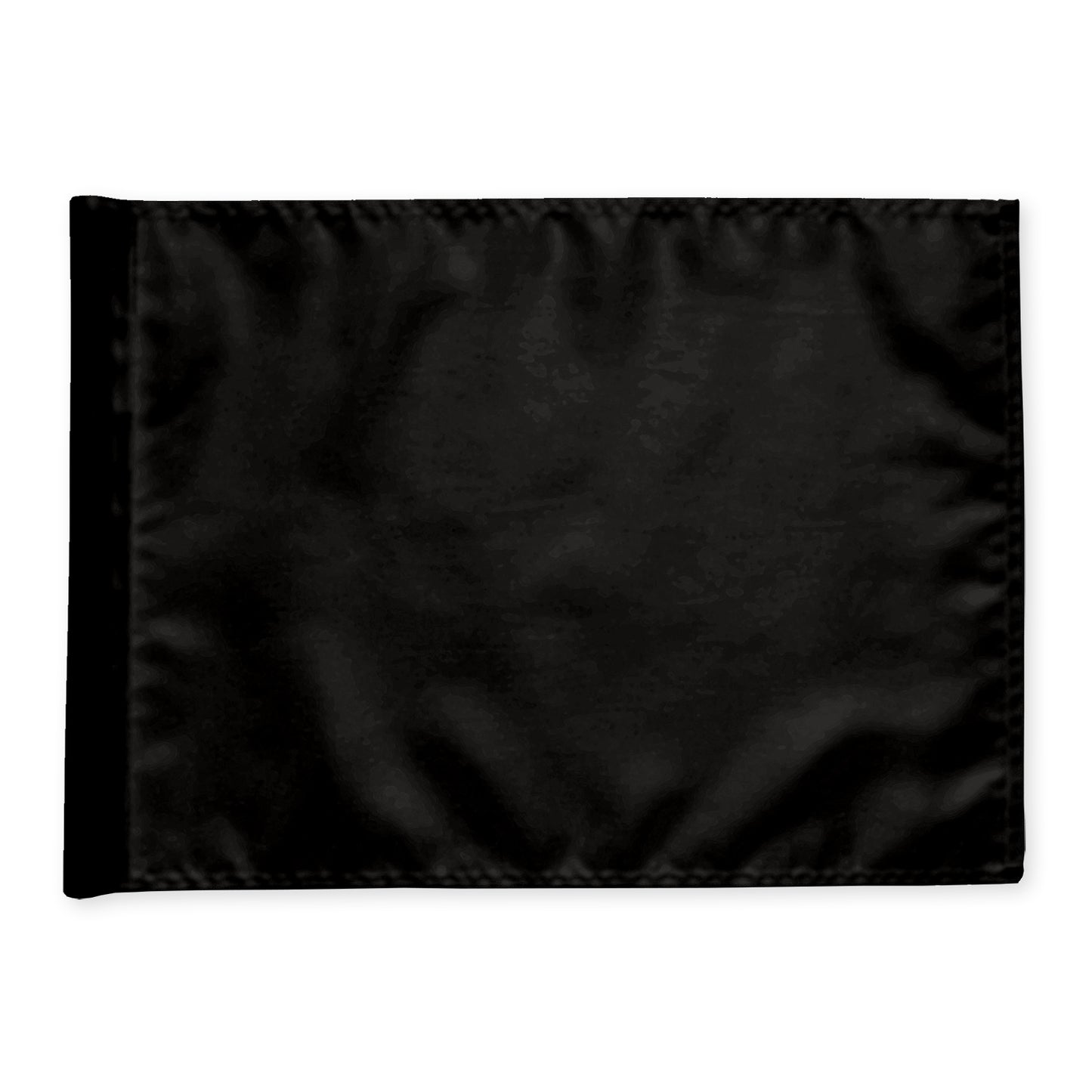 Puttinggreen flag, black, extra durable nylon fabric.