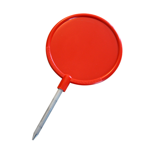 Tee Marker Round, Ø 12 cm (4.7"), red